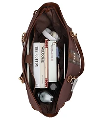 Elle Eleganza 32 Liters Monogram Weekender Tote Bag