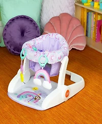Bright Starts Baby Purple Paradise Learn-to-Sit 2-Position Floor Seat