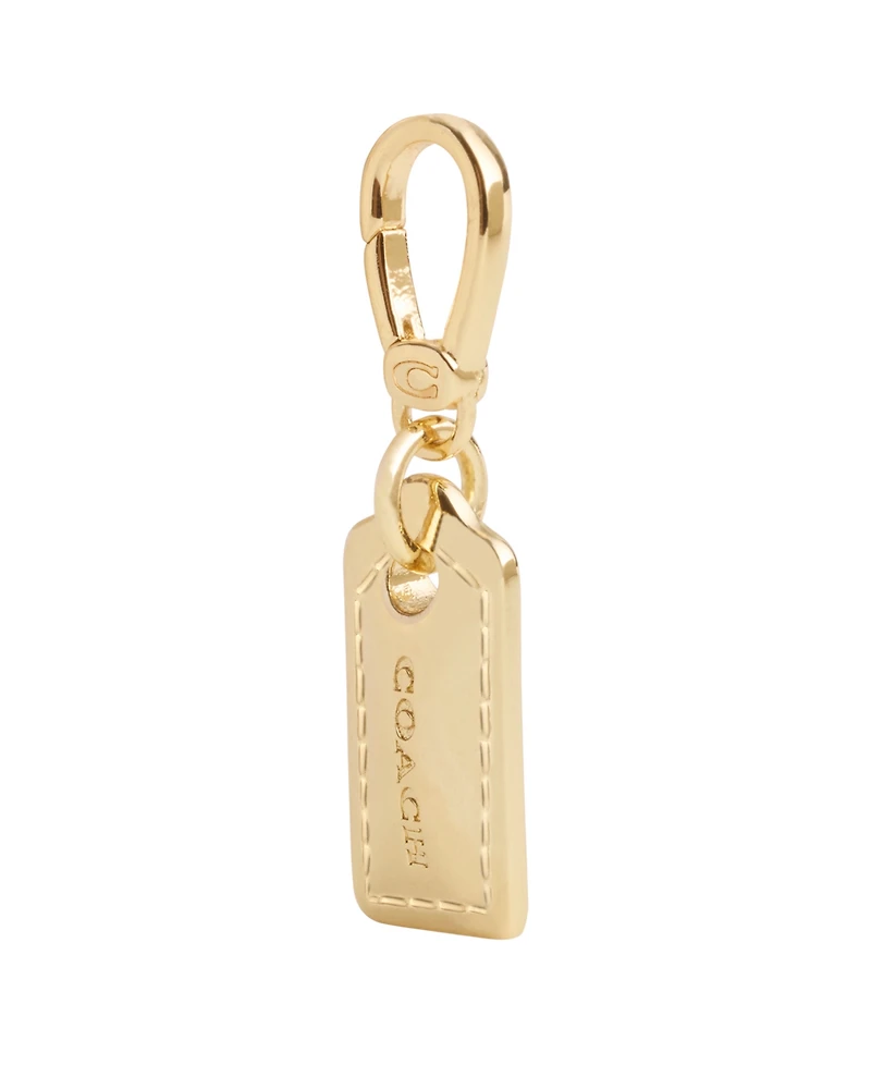 Coach Gold Collectible Signature Stitched Hangtag Charms