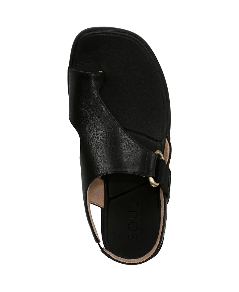 Soul Naturalizer Women's Freya Toe Loop Footbed Slingback Sandals
