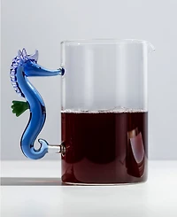 Ichendorf Marine Garden Seahorse Glass Jug, 50.7 oz.