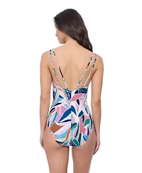 Profile by Gottex Women's Aura V Neck One Piece