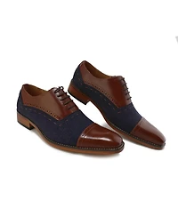 Gino Vitale Lace-Up Cap Toe Oxford