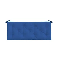 Garden Bench Cushions 2 pcs Blue 47.2"x19.7"x2.8" Oxford Fabric
