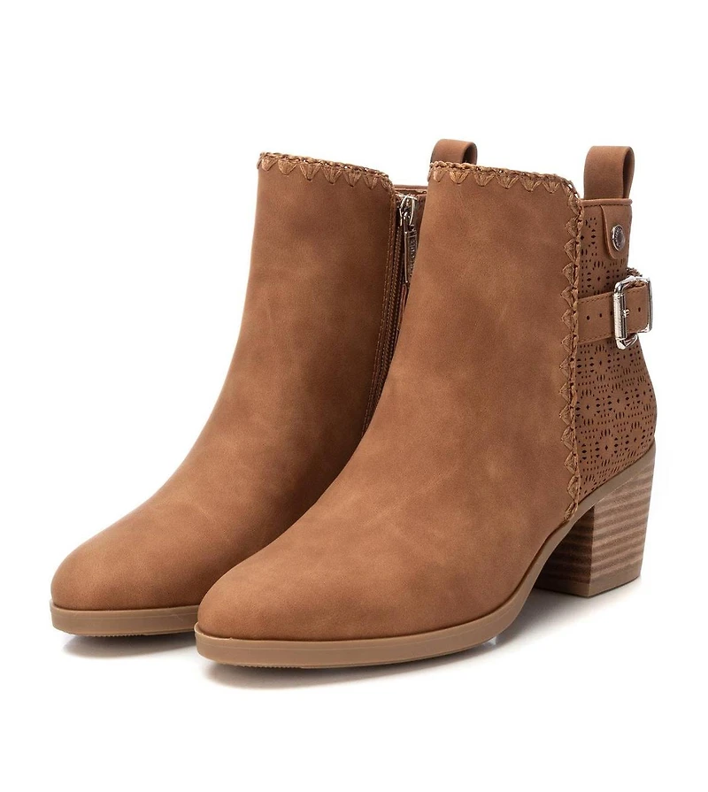 Refresh Women's Fashion Italian Design Booties with Side Zipper by Xti