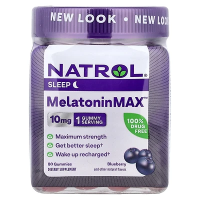 Natrol MelatoninMax Blueberry 10 mg
