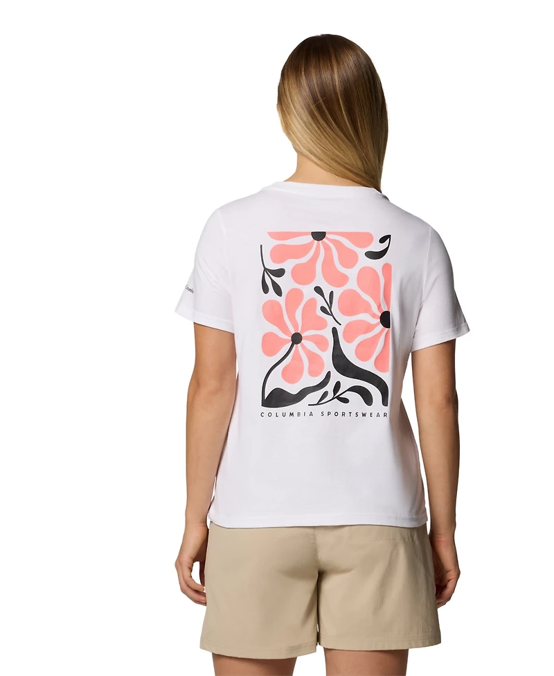 Columbia Women's Rolling Bend Graphic Short Sleeve Top
