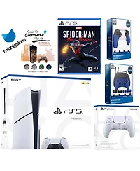 Sony Playstation 5 Slim Disc Bundle with Spider-Man: Miles Morales, Extra