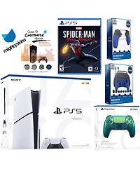 Sony Playstation 5 Slim Disc Bundle with Spider-Man: Miles Morales, Extra