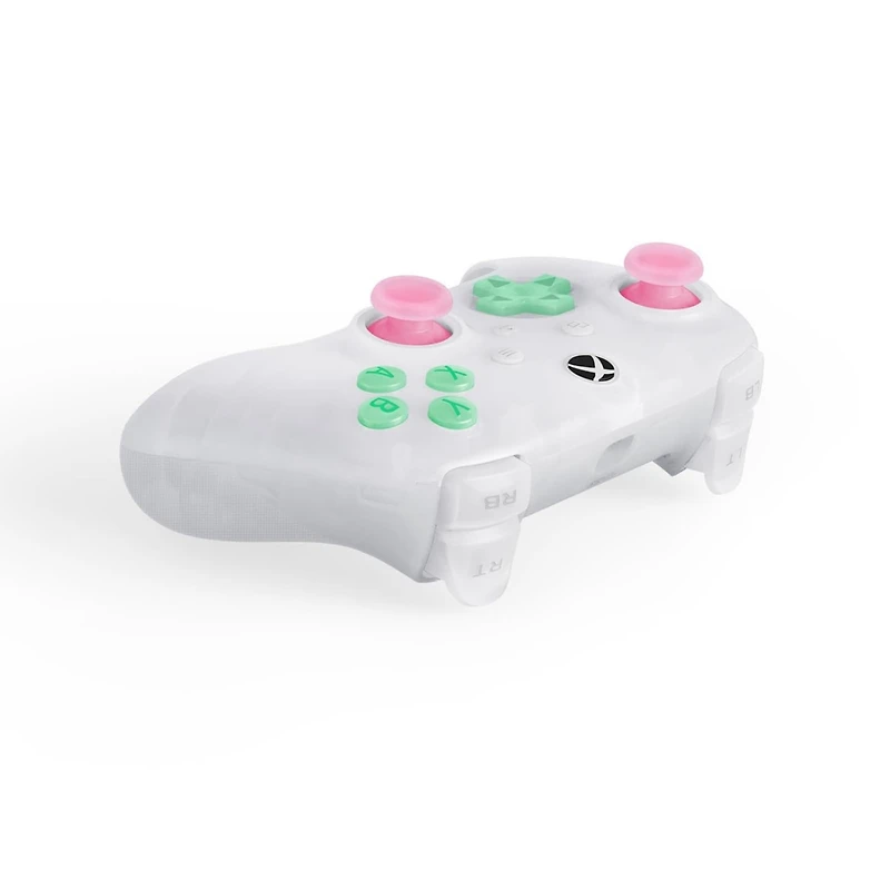 8Bitdo Ultimate Mini Wired Controller with Rgb Ring, Hall Effect Joysticks and Triggers for Xbox, Windows - Translucent