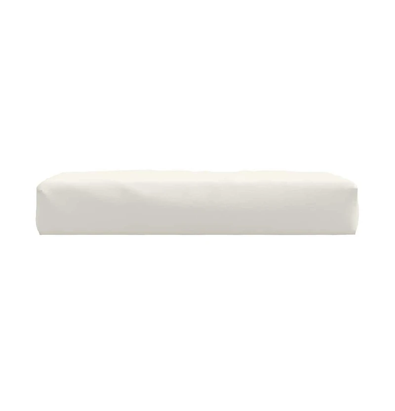 Pallet Cushion Melange Cream 23.6"x23.6"x3.7" Fabric