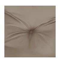 Garden Bench Cushions 2 pcs Taupe 47.2"x19.7"x2.8" Oxford Fabric