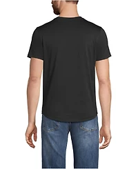 Lands' End Men's Short Sleeve Supima Curved Hem Tee