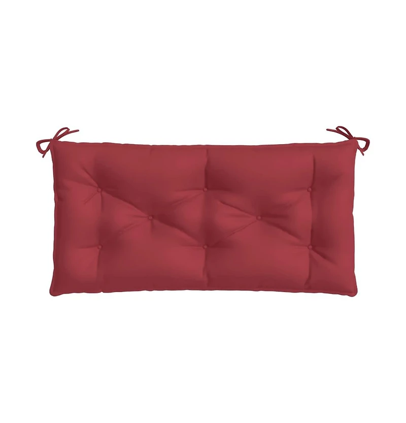 Garden Bench Cushions 2 pcs Wine Red 39.4"x19.7"x2.8" Oxford Fabric