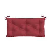 Garden Bench Cushions 2 pcs Wine Red 39.4"x19.7"x2.8" Oxford Fabric
