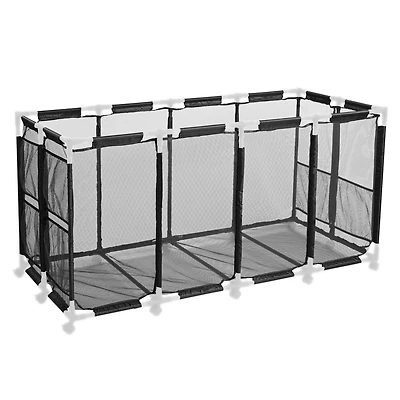 Yescom Mesh Cover Replacement for Mesh Pool Storage Bin Rolling Cart