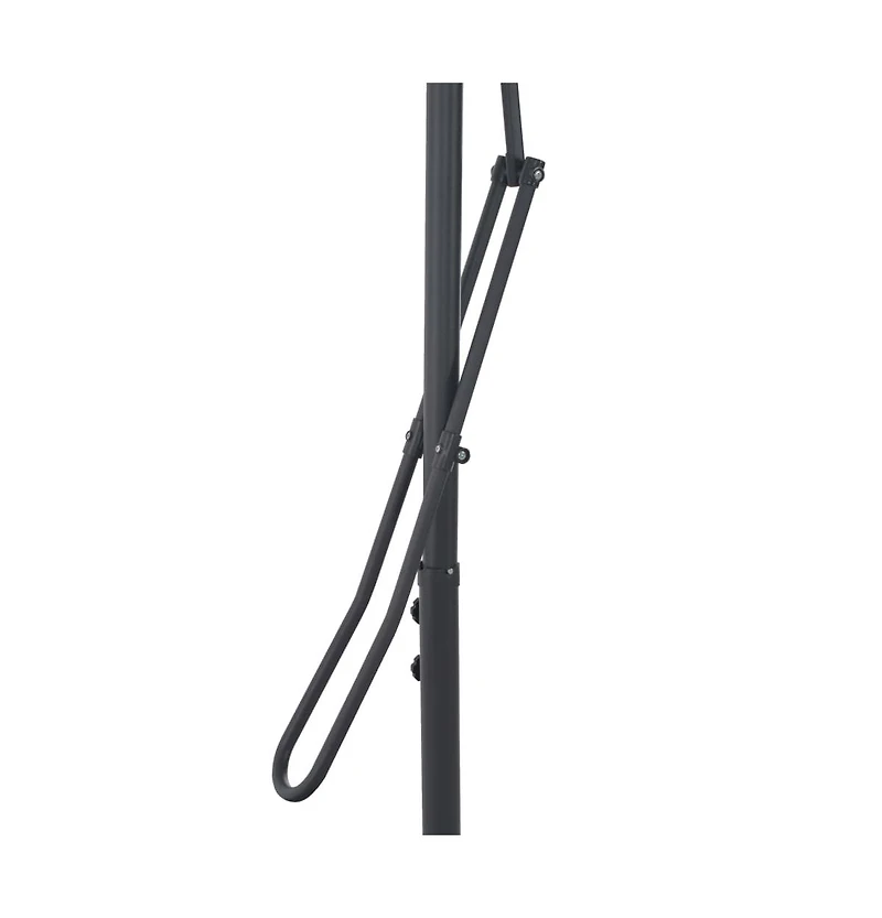 Garden Parasol with Steel Pole 98.4"x98.4" Green
