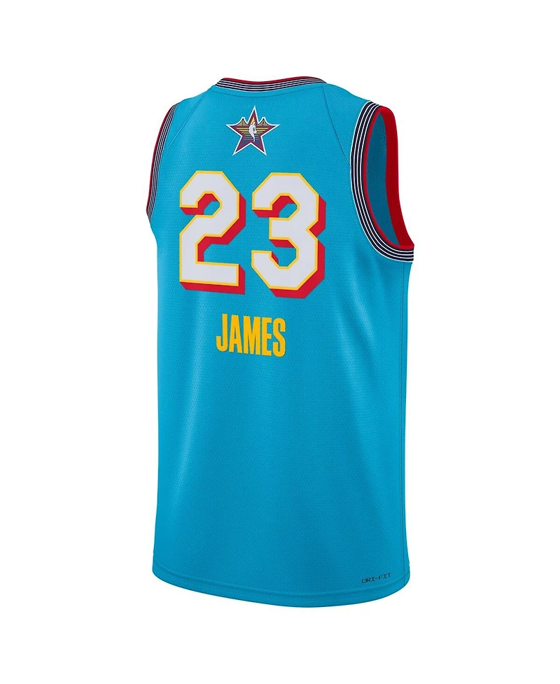 Jordan Men's and Women's LeBron James Light Blue 2025 Nba All-Star Game Swingman Player Jersey