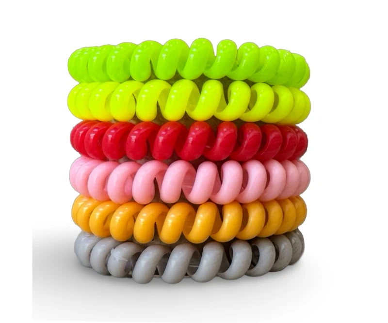 Women's Hair Tie Set - Neons