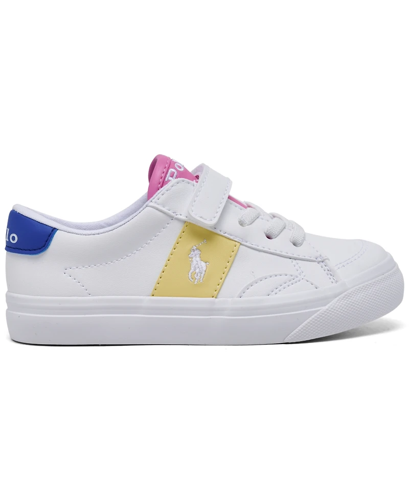 Polo Ralph Lauren Toddler Girls Ryley Fastening Strap Casual Sneakers from Finish Line