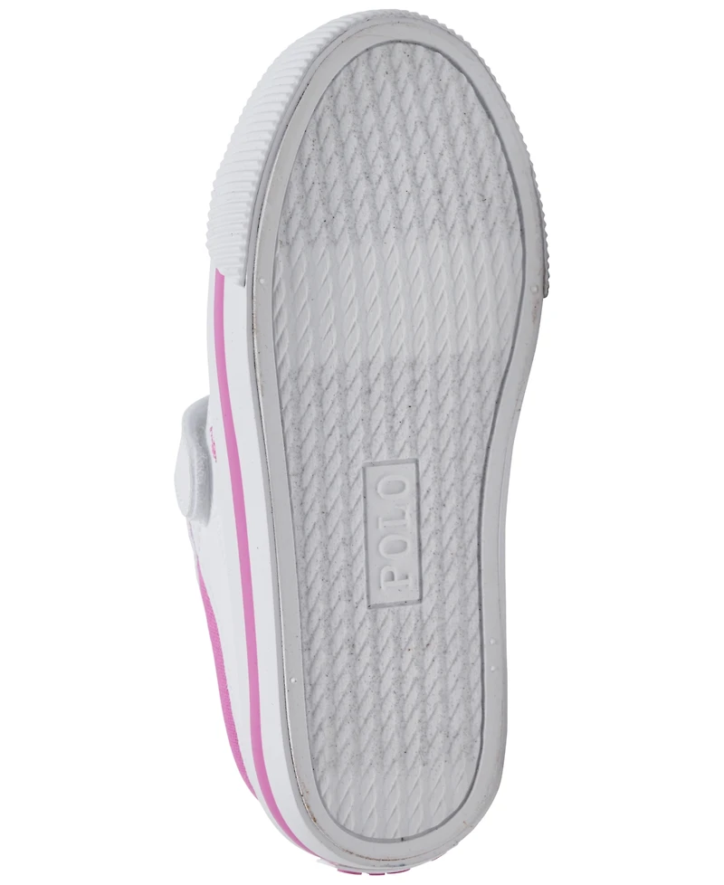 Polo Ralph Lauren Toddler Girls Elmwood Fastening Strap Casual Sneakers from Finish Line
