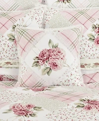 Royal Court Bungalow Patchwork Floral Decorative Pillow, 16" x