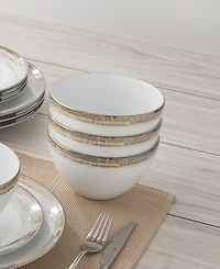 Noritake Raylan Cereal Bowls, Set of 4