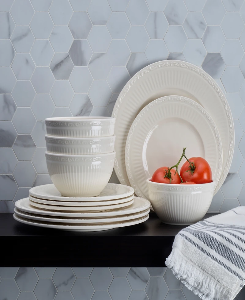 Mikasa Italian Countryside 12-Pc. Melamine Dinnerware Set, Service for 4