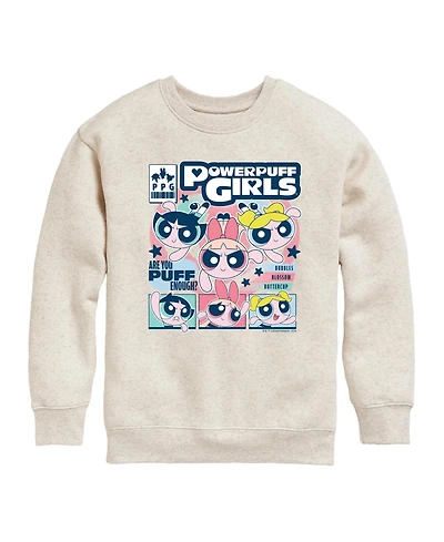 The Powerpuff Girls Big Graphic Crew Fleece Sweatshirt