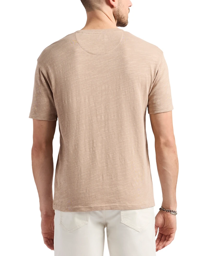 Buffalo David Bitton Men's Kander Slub Knit Crew Neck T-Shirt