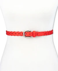 Levi's Women's Fully Adjustable Skinny Braided Genuine Leather Belt