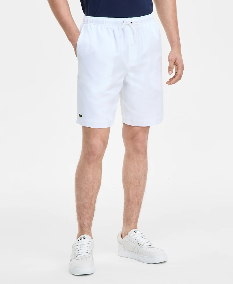 Lacoste Men's Diamante-Print 8" Sport Drawstring Shorts