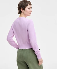 On 34th Women's Crewneck Long-Sleeve Cardigan, Exclusively at Macy's