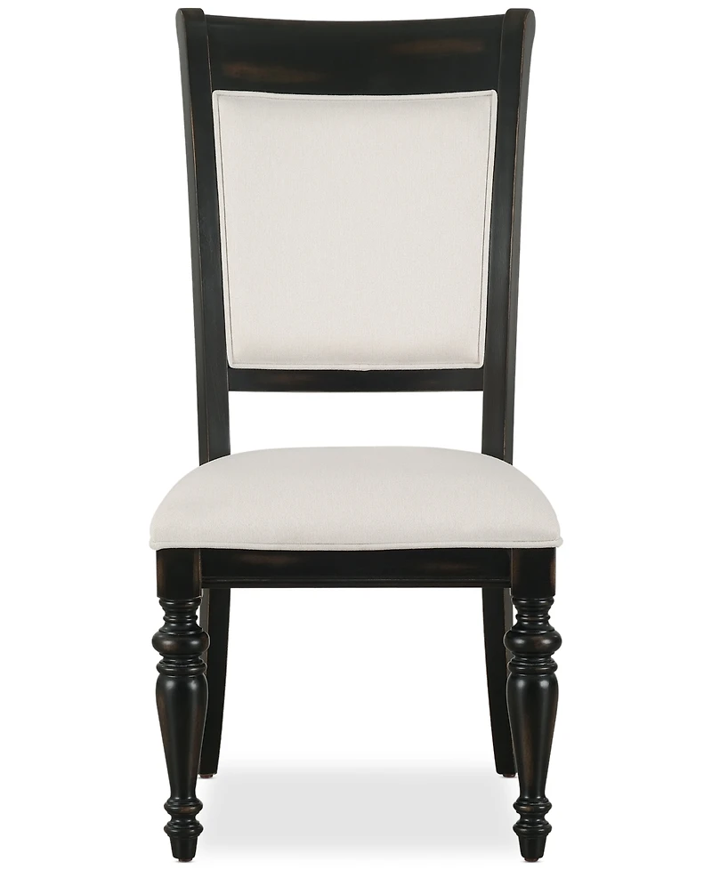 Daria Upholstered Back Side Chair, Created for Macy's