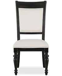 Daria Upholstered Back Side Chair, Created for Macy's
