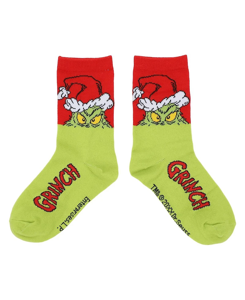 The Grinch Boys Max 3-Pair Crew Socks