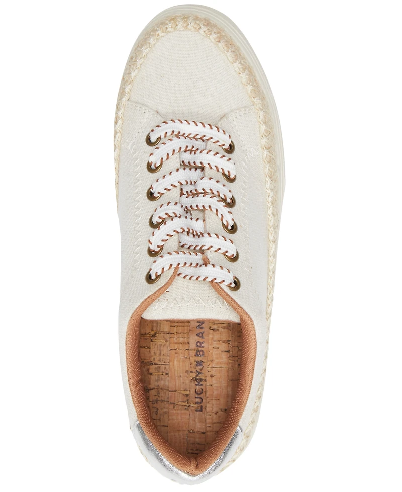 Lucky Brand Women's Cheynas Whipstitch Lace-Up Sneakers