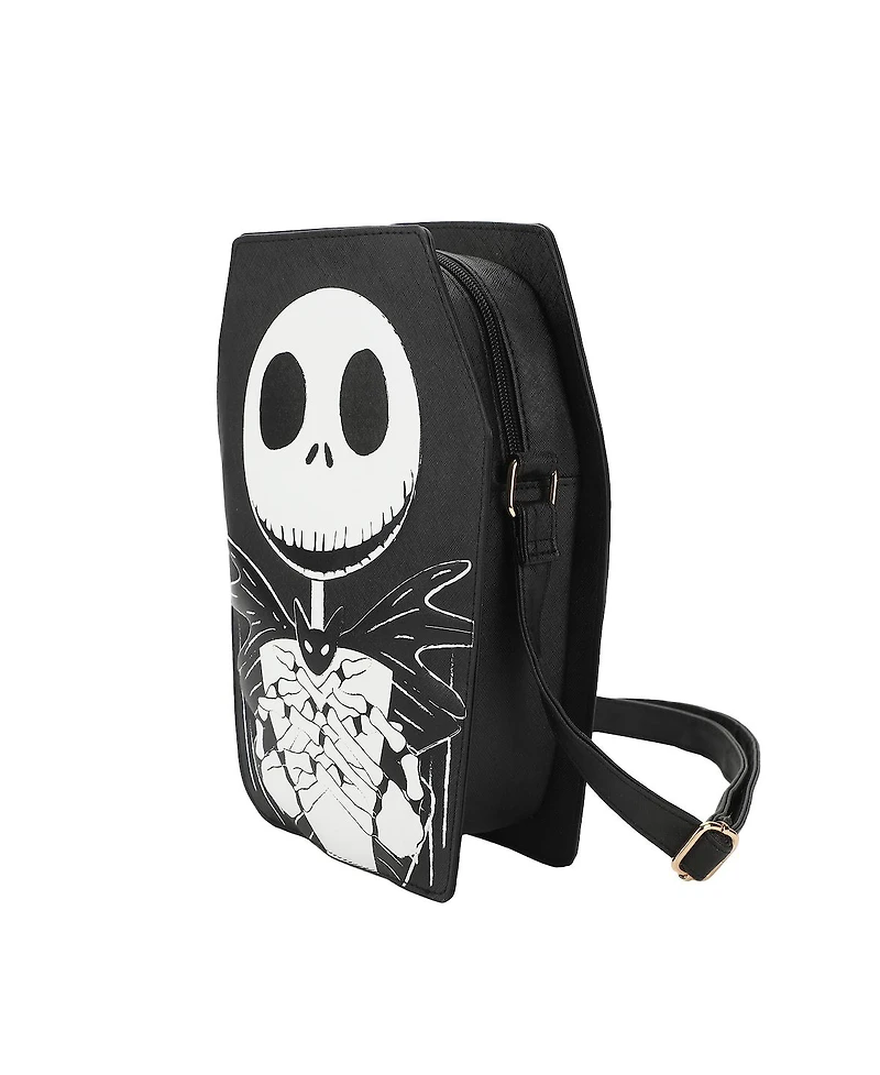 Nightmare Before Christmas Jack Skellington Coffin 11" Crossbody Bag