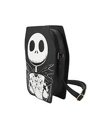 Nightmare Before Christmas Jack Skellington Coffin 11" Crossbody Bag