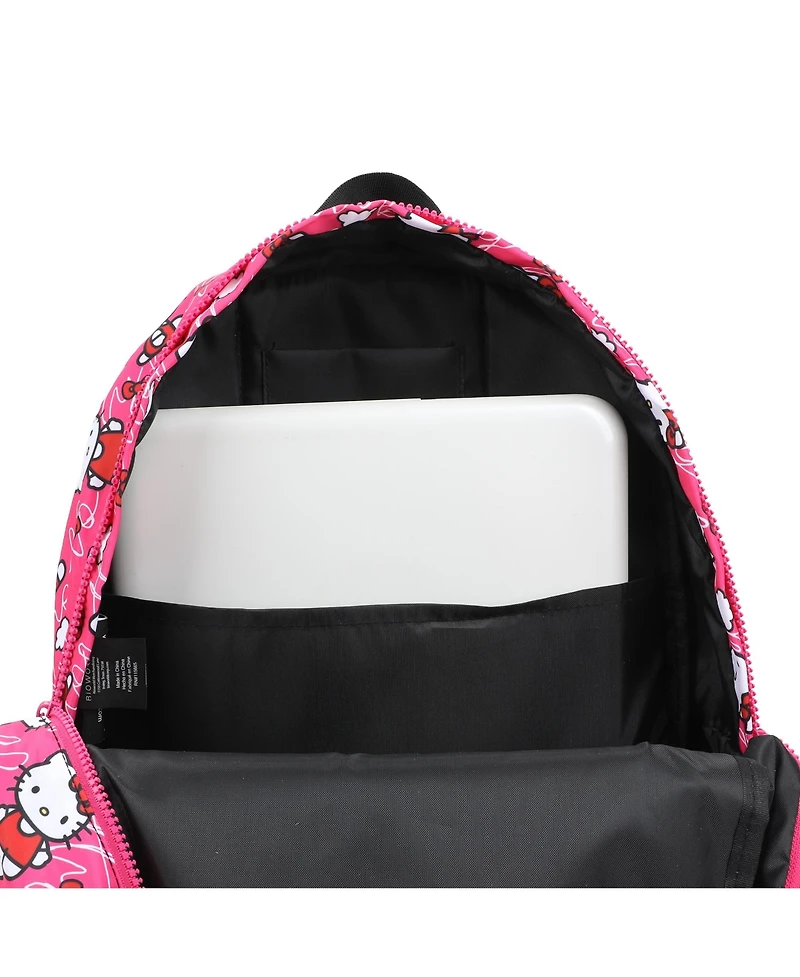 Hello Kitty Toss Aop Pink Ground Travel Backpack