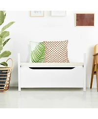 Shoe Storage Bench with Cushion Seat for Entryway