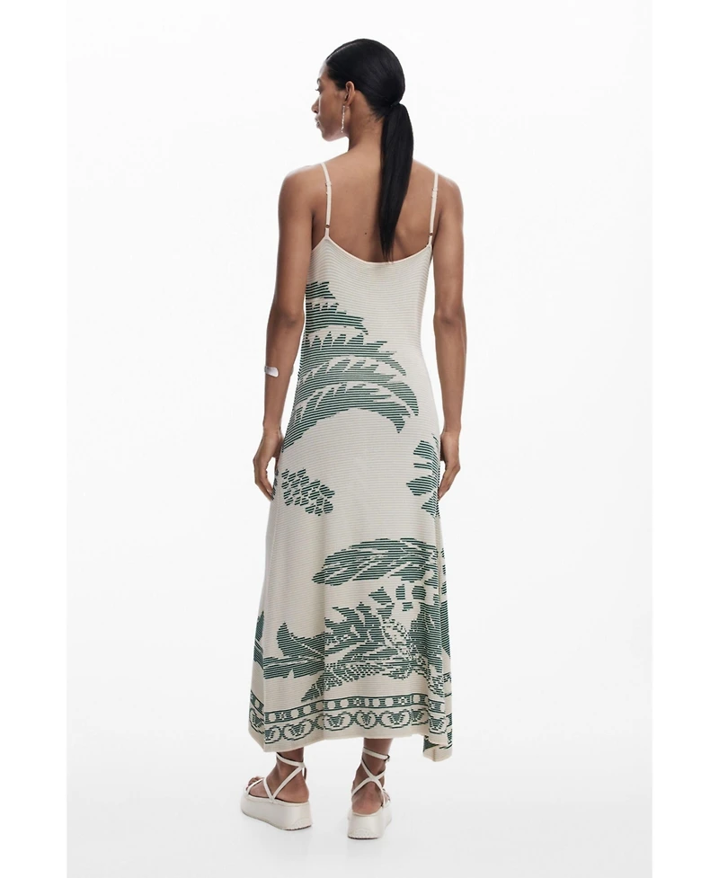 Desigual Women's Palm texture dress