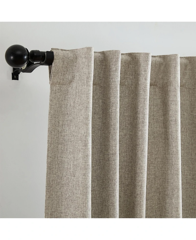 Elrene Home Fashions Solace Solid Max-Blackout Window Curtain Panel