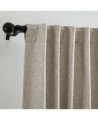 Elrene Home Fashions Solace Solid Max-Blackout Window Curtain Panel