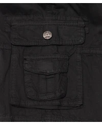 Boy's Belted Twill Cargo Shorts