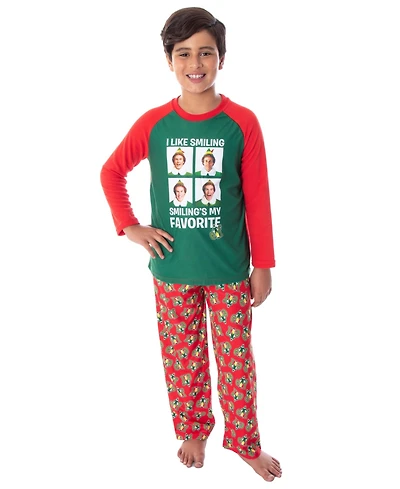 Elf The Movie Boys' Buddy I Like Smiling, Smiling's My Favorite Pajama Set
