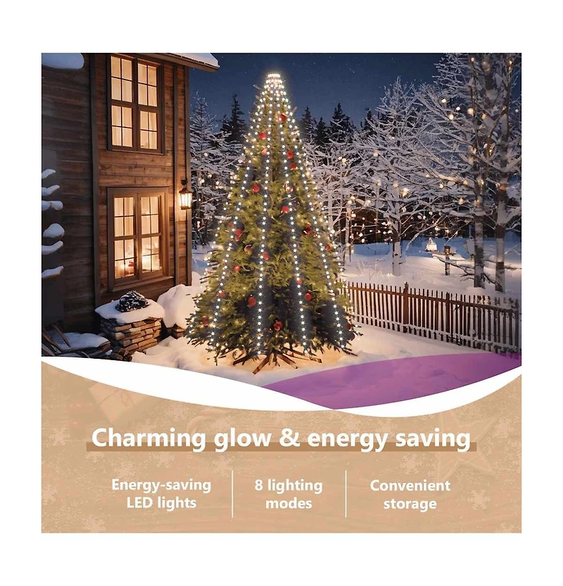 Tree Lights with 500 LEDs Cold White 196.9" Indoor Outdoor