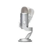 Blue Microphone Yeti Usb Mic (Silver) with Knox Gear Pop Filter and Usb Hub