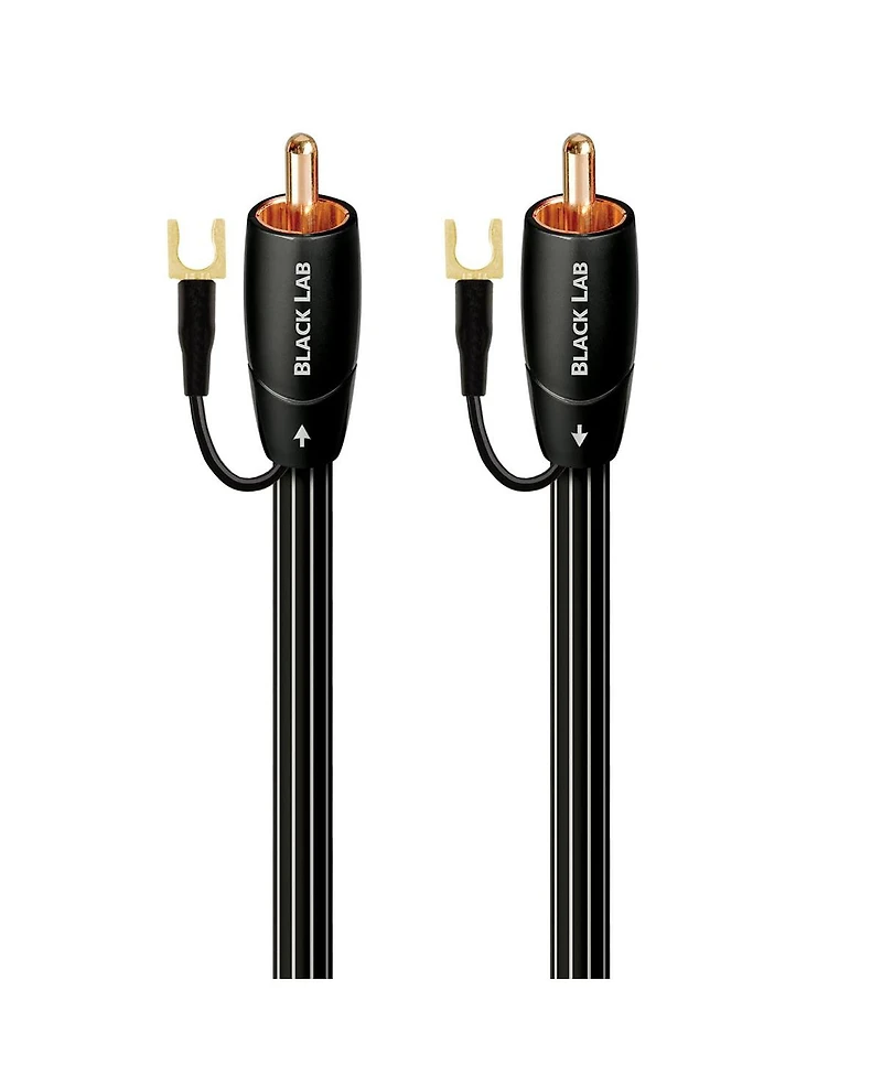 AudioQuest Black Lab Rca Male to Rca Male Subwoofer Cable - 6.56 ft. (2m)