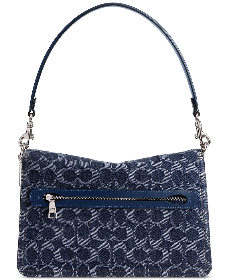 Coach Small Chain Tabby Shoulder Bag in Signature Denim